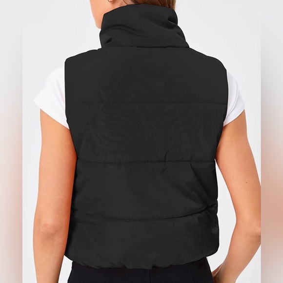 Automet Black Puffer Vest - Picture 2 of 5